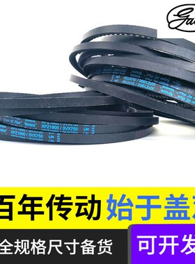 美国进口盖茨GATES带齿三角带XPZ630/3VX250XPZ637XPZ662皮带