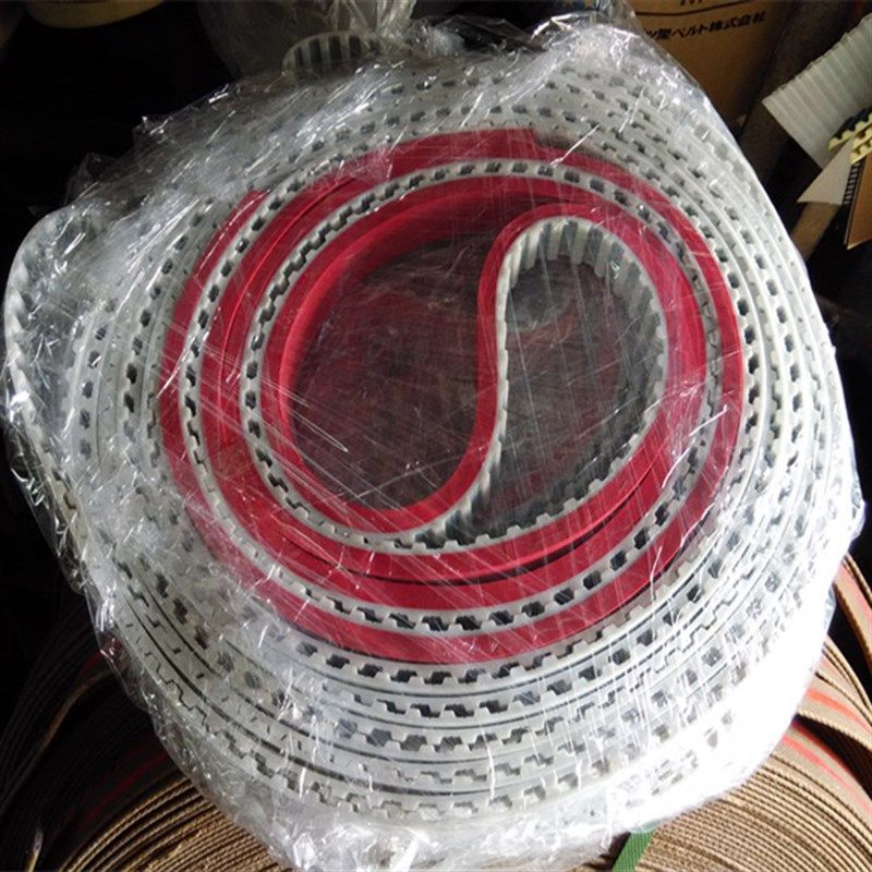 机械设备玻璃单/双磨边机加红胶PU同步带AT10 20 H型工业传动皮带