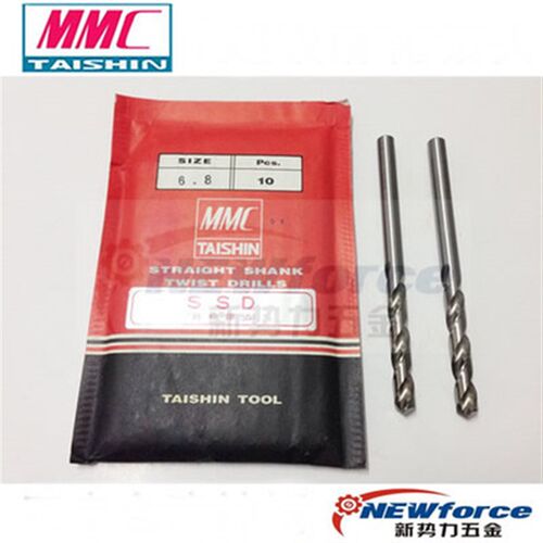 台神钻头MMC台湾神钢(TASHIN)直柄麻花钻头SSD1.0-13.0