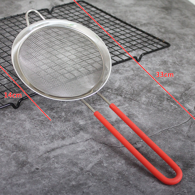 筛面粉筛子家用不锈钢筛网过滤网筛超细手持小糖粉过筛网烘焙工具