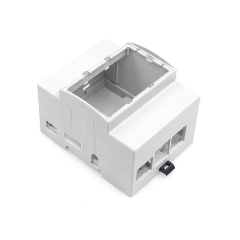 树莓派Raspberry pi 3B+/4B ABS盒子保护壳 滑动锁壁挂注塑外壳