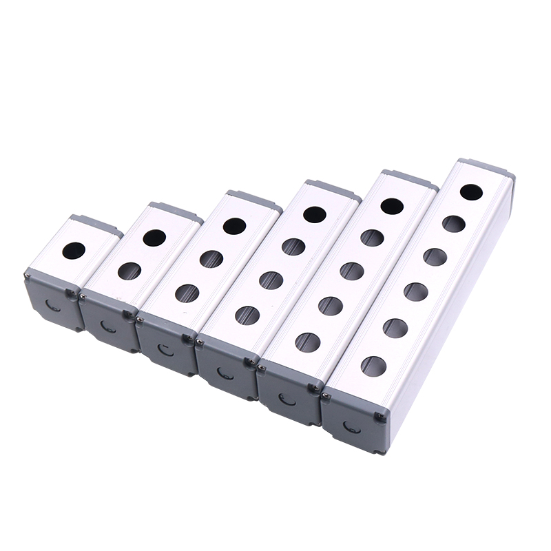 铝合金6金属开关1位按钮控q制盒12/16/19/22mm急停BXM2洞3孔4防水