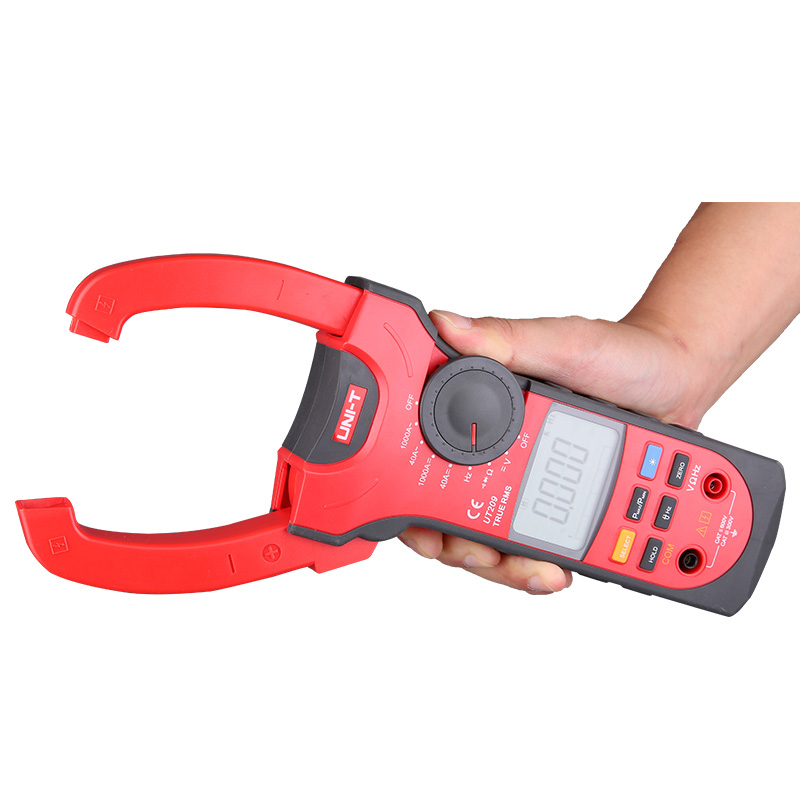 工业品优利德数字钳形表UT207/208交直流1000A钳形万用表真有效值