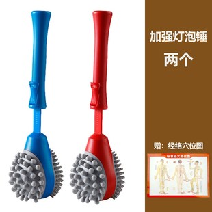 按摩锤子捶背神器硅胶经络拍全身敲打锤腰腿头部颈椎按摩棒手持式