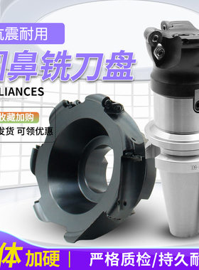 EMRW圆鼻铣刀盘R5数控刀盘平面开粗R6 50 63 80 100 125 160 200