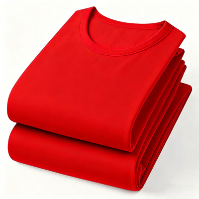 德绒保暖内衣男士本命年结婚大红色秋衣裤秋裤套装秋冬打底衫裤女