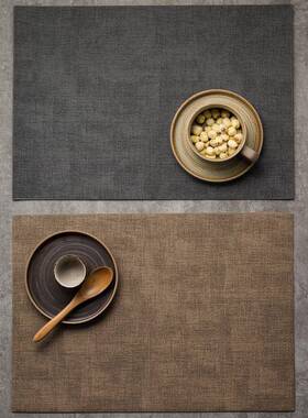 Simple waterproof placemats, western cloth mats西式餐垫