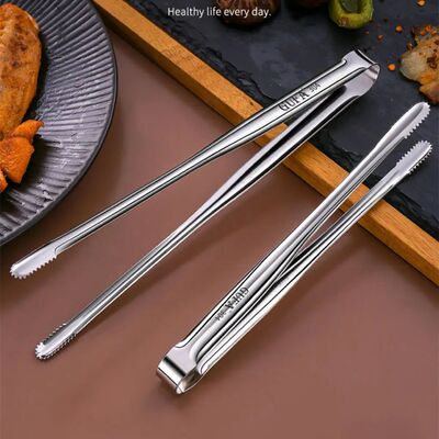 Grill Tongs Meat Culinary Nippers Camping Dishes Stainless B