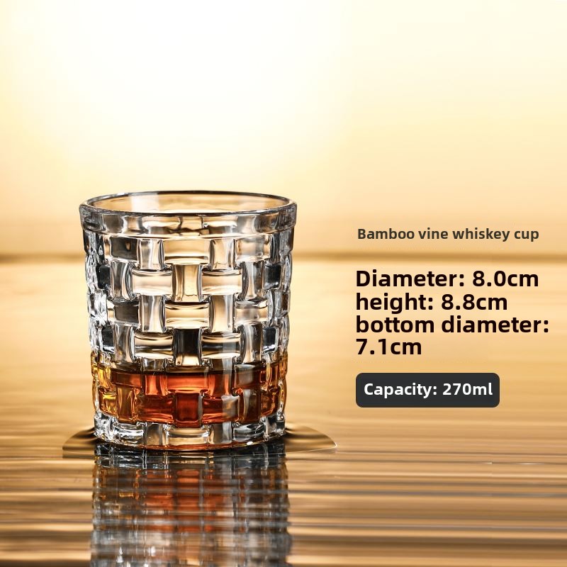 lead-free wine whiskey glass home beer glass cup set europea