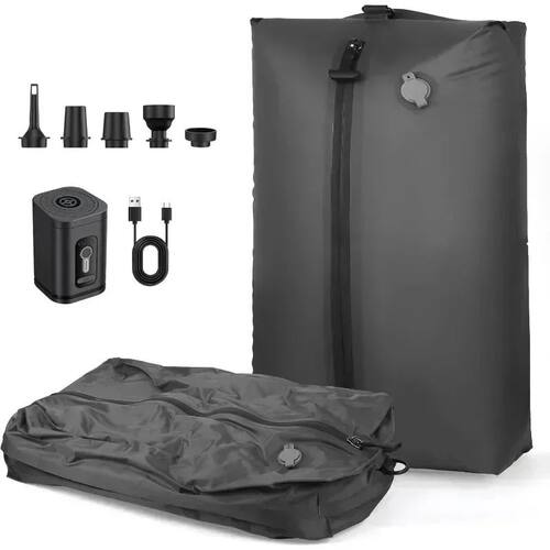 17L Vacuum Compression Bag with Air Pump Reusable Clothing S