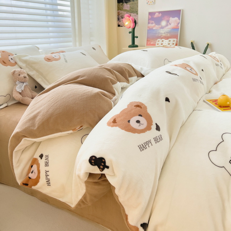 Quilt bedsheet bedcovers duvet sheets Bed Set Bedding Cover
