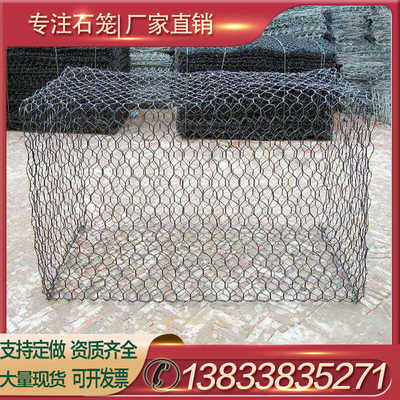 镀锌格宾网宾格石笼网金属铅丝雷诺护垫加筋麦克垫固宾笼绿滨垫