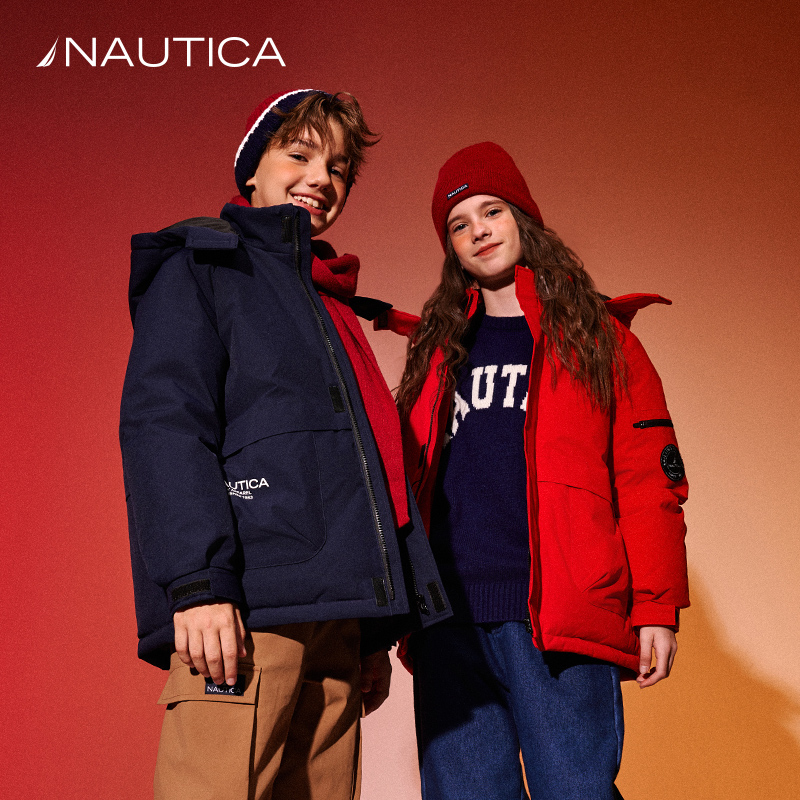nautica童装男女童羽绒服