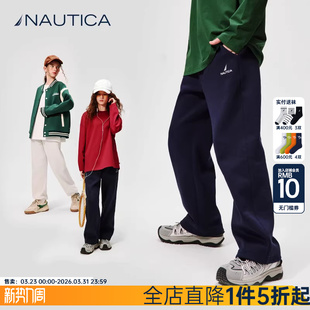 运动休闲宽松裤 NAUTICA 春秋季 男女童直筒长裤 子空气层 诺帝卡童装