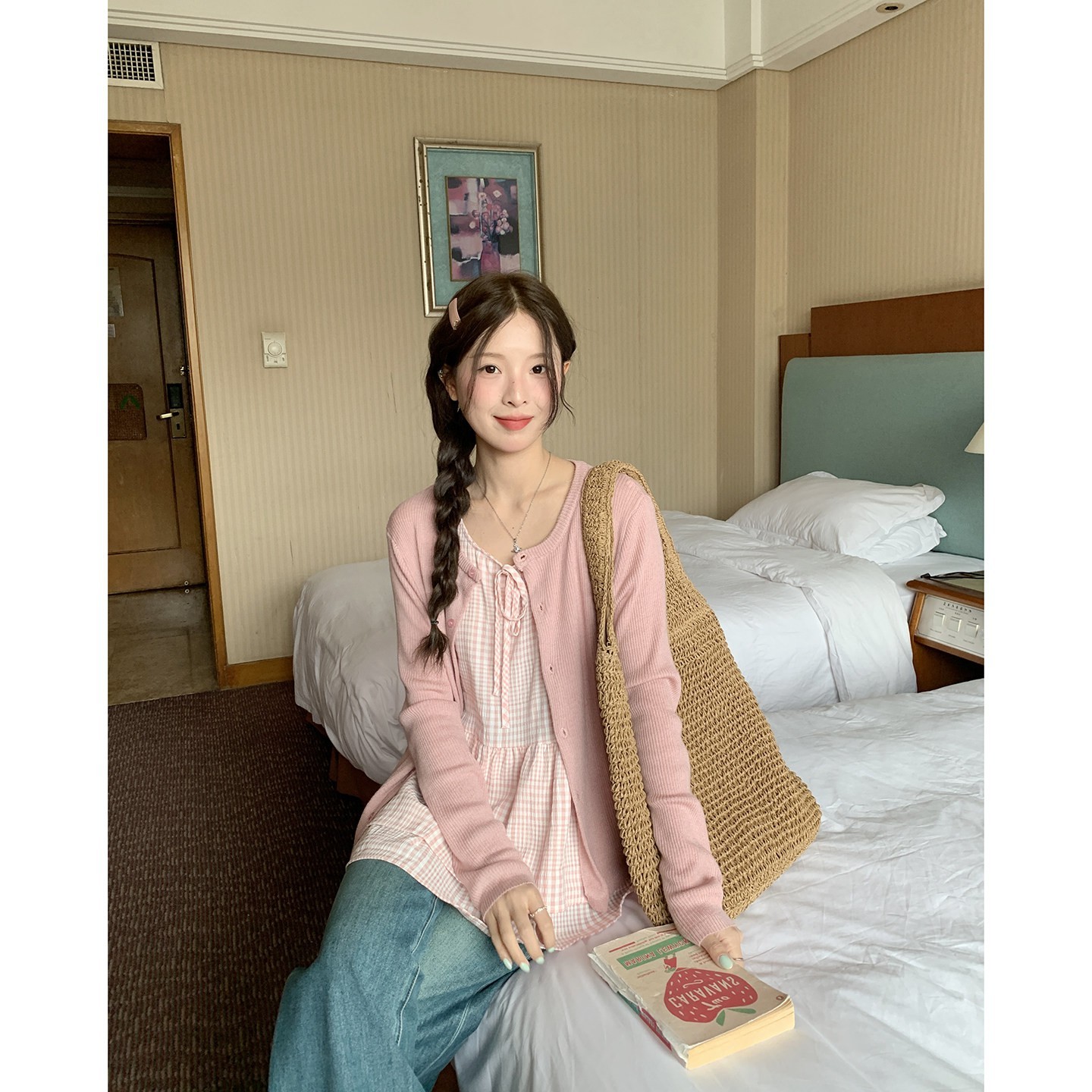 陆小团团甜美系带背心针
