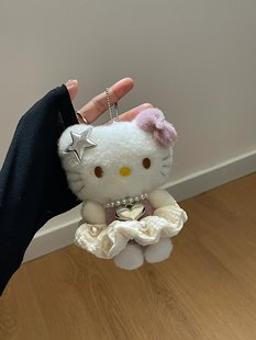 hellokitty挂件可爱书包钥匙扣包包毛绒三丽鸥玩偶挂件情侣小饰品