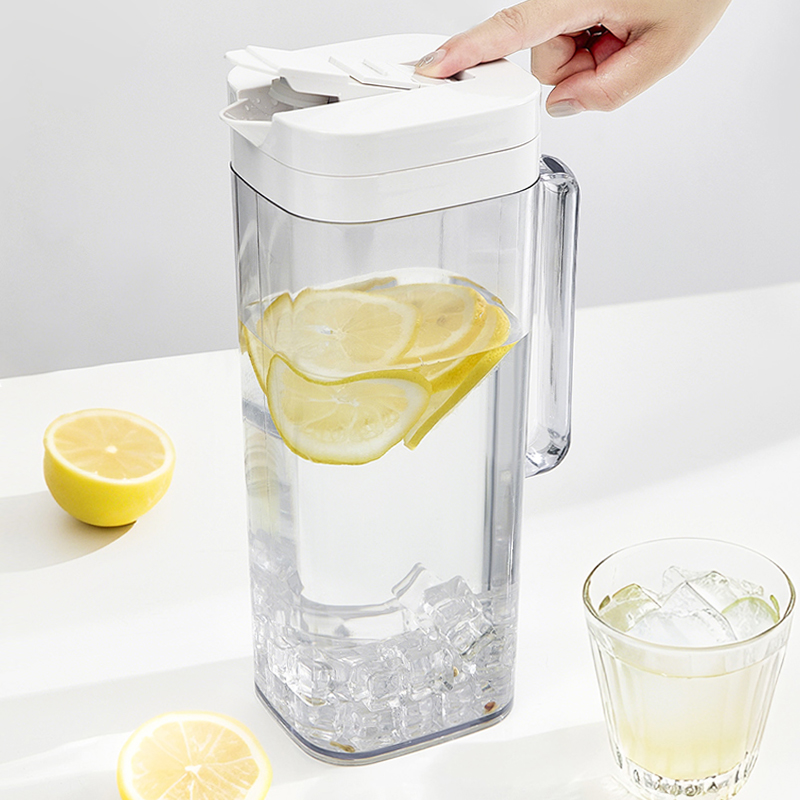 2000ML大容量密封冷水壶带把手