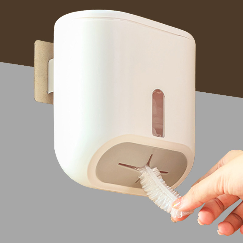 壁挂式保鲜膜收纳盒食品袋整理盒