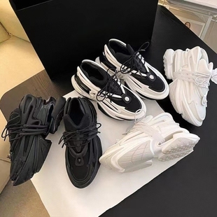 戚薇同款明星2025新款宇宙飞船太空鞋增高厚底运动休闲老爹鞋国潮