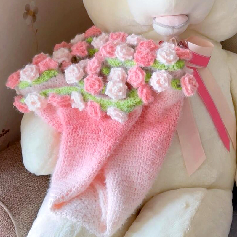 雪妃尔魔法球羽毛花束毯子材料包