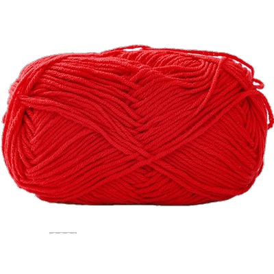 4股牛奶棉毛线手工编织钩织玩偶