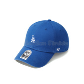 47brand clean up软顶LA克莱因蓝LA棒球帽休闲NY鸭舌帽做旧显脸小