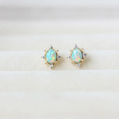 日本幻彩镀金复古美貌时尚风耳钉