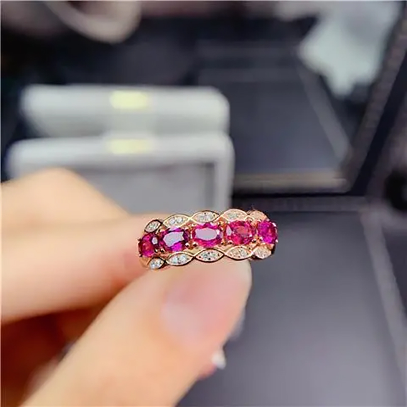 戒指新款仿紫牙乌石戒指时尚个性