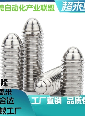 304不锈钢NBSS/NBSM/NBSZ/NBSX加长树脂头球头柱塞波仔波珠定位销