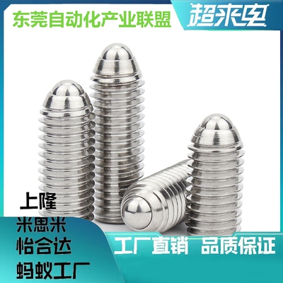 304不锈钢NBSS/NBSM/NBSZ/NBSX加长树脂头球头柱塞波仔波珠定位销