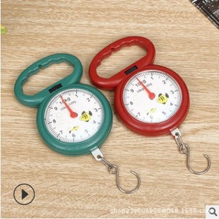 r.弹簧秤手提秤小称家用便携式 挂钩买菜称高精度迷你行李秤kk