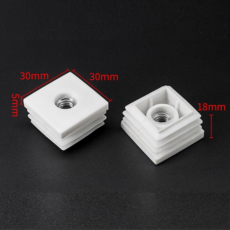 m10*50*50方螺母塞m10*40*60修复带内螺纹m8*50内丝管帽塞子方塞