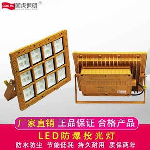 国虎照明国标LED防爆灯高亮加油站仓库车间化工厂消防三防投泛光