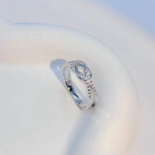 S925纯银莫比乌斯戒指女简约时尚