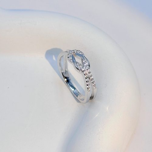 S925银莫比乌斯戒指女简约时尚