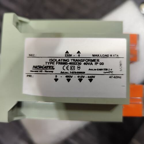 议价NORATEL隔离变压器FR60B-400230FR60B-400115FR60B-230230