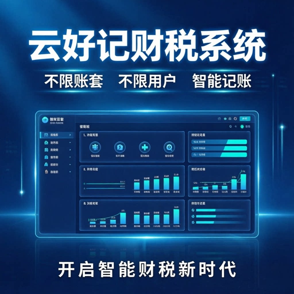云好记财税系统兼职财务代理财务AI软件订阅/Tok