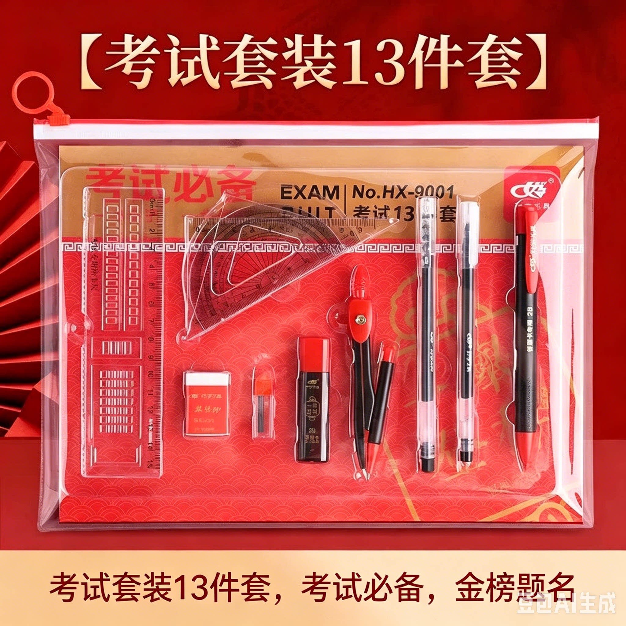 中高考金榜题名文具套装涂卡笔