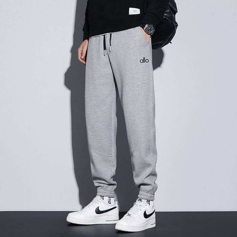 爆款专柜品质秋季新款战马刺绣卫裤高棉感休闲长裤宽松百搭束脚裤