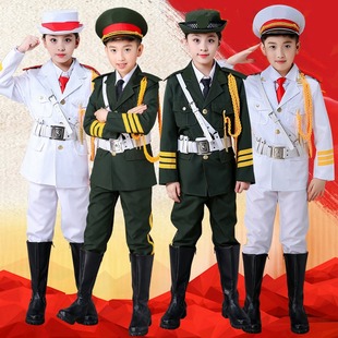 儿童升旗手服装幼儿园中小学生升旗仪式服装仪仗队乐队演出服套装