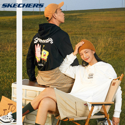 Skechers斯凯奇连帽卫衣女男