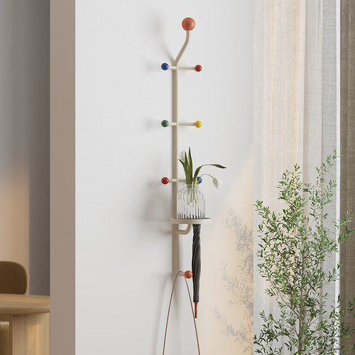 创意家用壁挂多功能置物架衣帽架