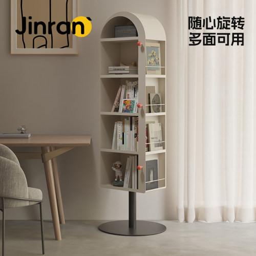 创意落地全身镜多功能储物柜书架