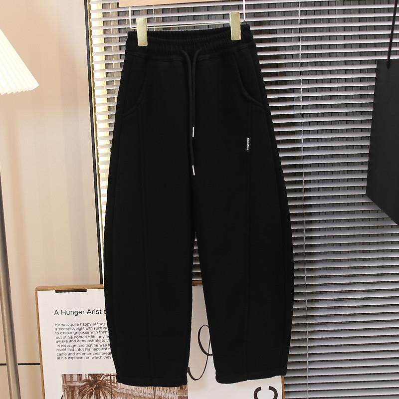 儿童装男童春装裤子春秋款2025新款春季中大童休闲弯刀卫裤运动潮