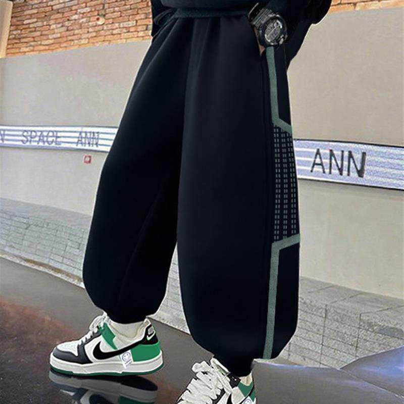 2025新款秋天中大童百搭运动裤春秋季儿童裤子春秋款男童休闲长裤