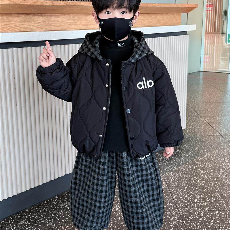 男童冬季保暖套装2025新款儿童棉衣外套男孩宝冬装加厚棉袄两件套,童装/婴儿装/亲子装,套装,淘宝优惠券,粉丝福利购,淘宝优惠卷