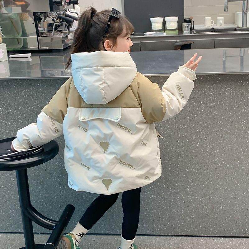 女童冬装棉服2024新款洋气外套超好看儿童棉袄冬女孩冬季羽绒棉衣