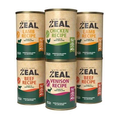 ZEAL狗罐头进口主食罐湿