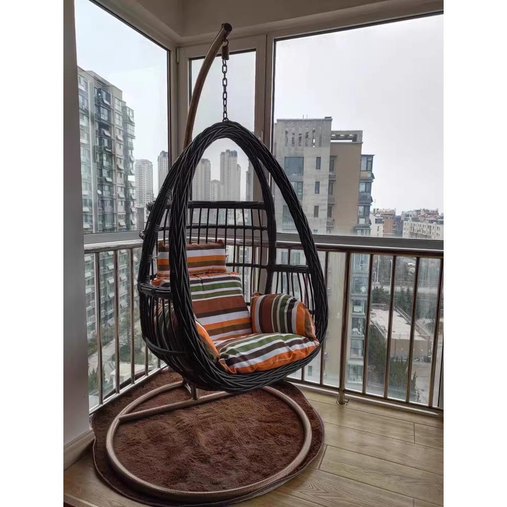 阳台吊兰子吊椅摇篮藤椅