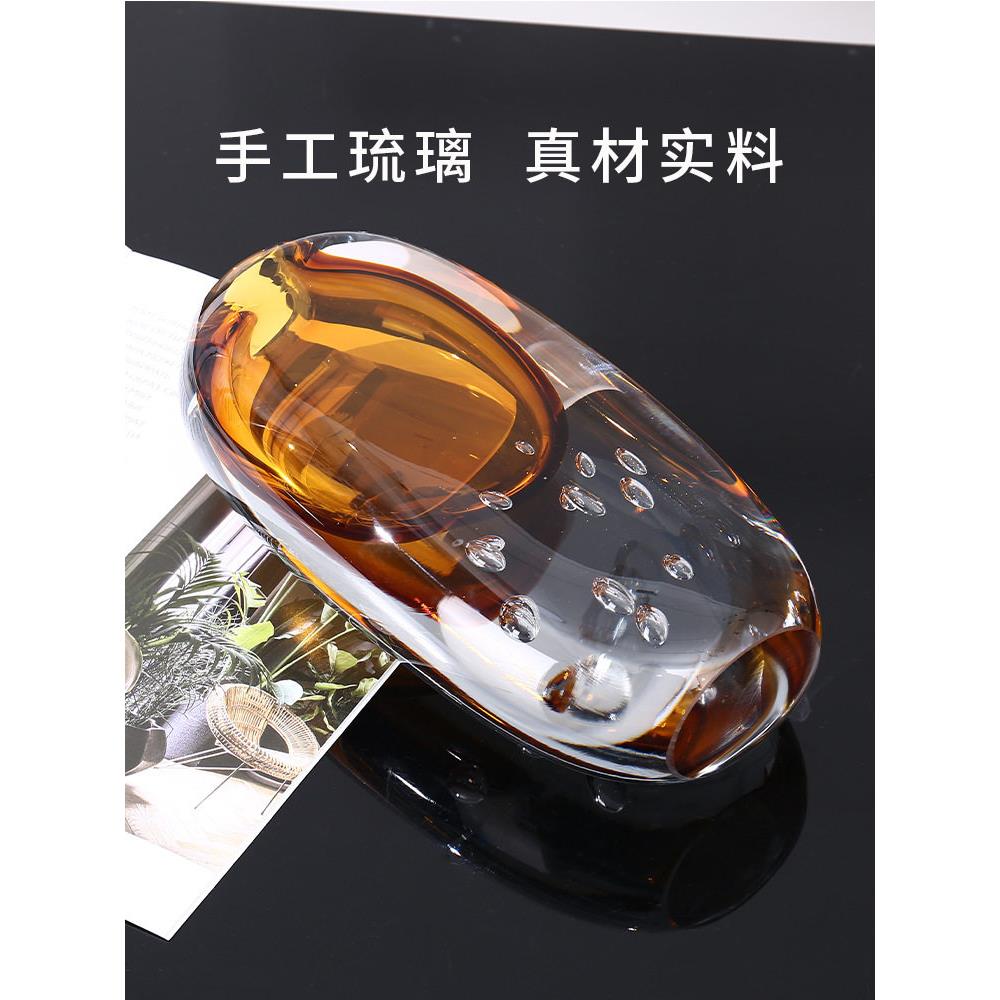 玻璃鲜花小花摆件客厅透明插花水养干花ins风创意水培花盆器皿